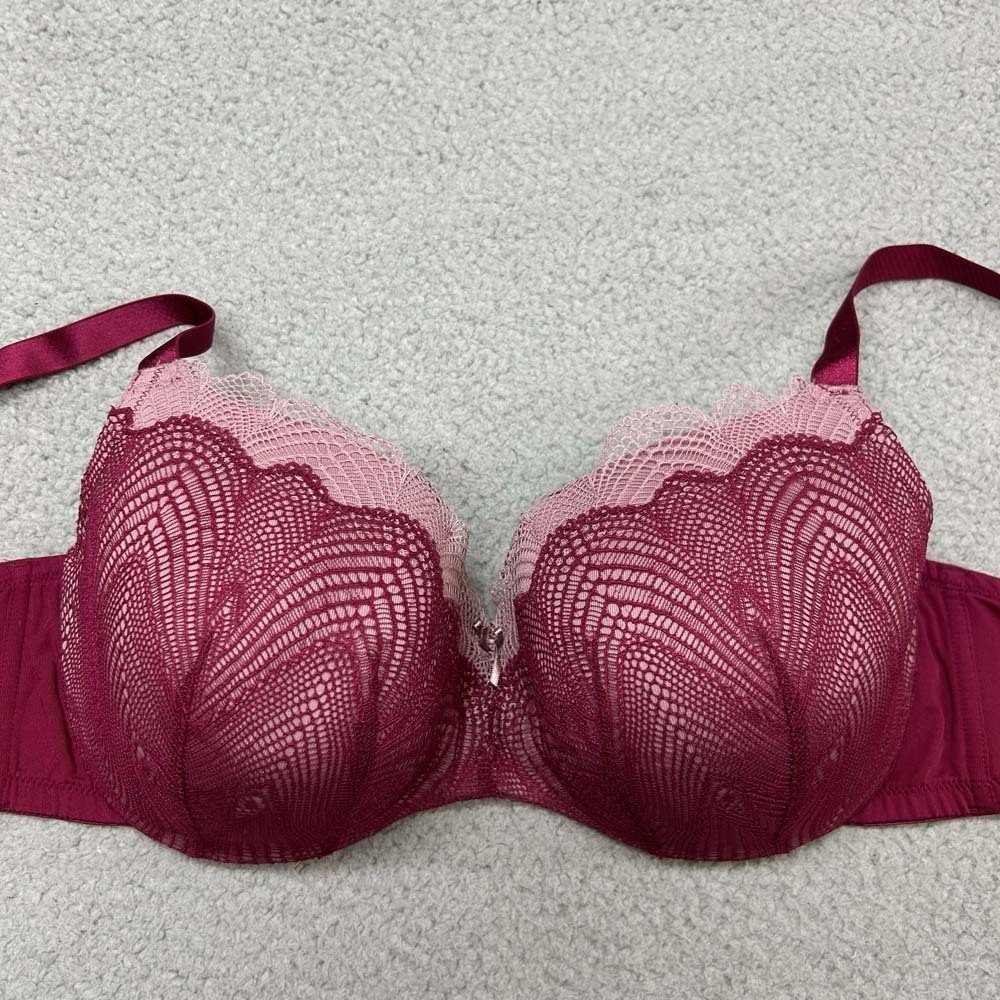 Cacique Bra 40DD Balconette Bra Lightly Lined Balconette Lightly Lined Balconett
